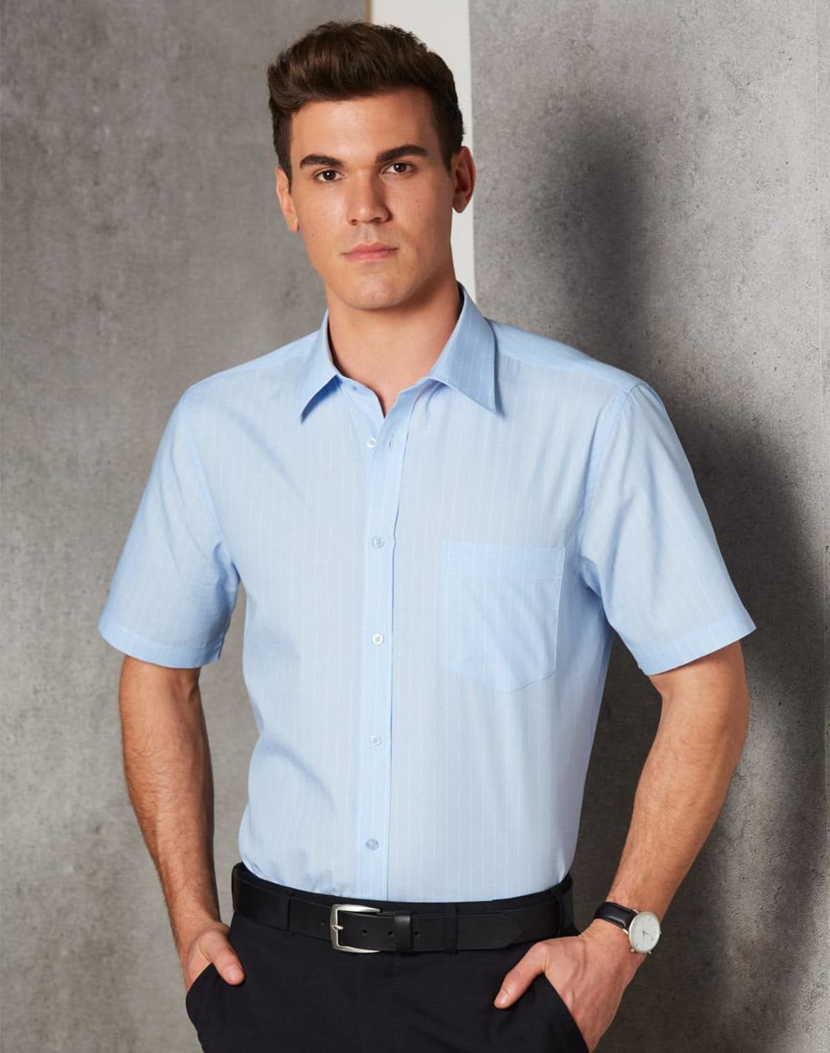 Pin Stripe Short Shirt