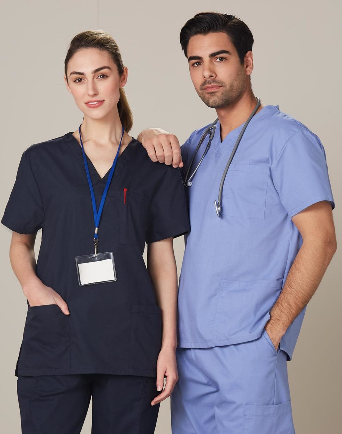 Unisex Scrub Tunic Tops