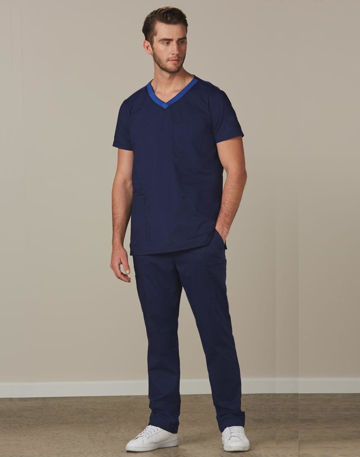 Men's 1 Colour Scrub Pants