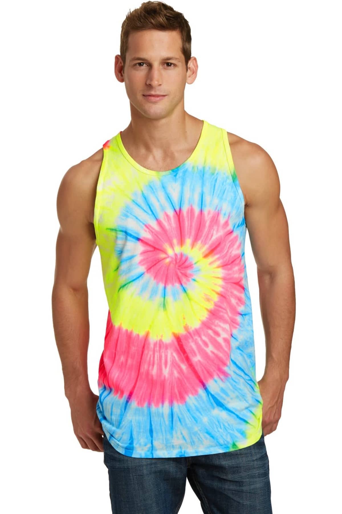 Port & Company Tie-Dye Tank Tops