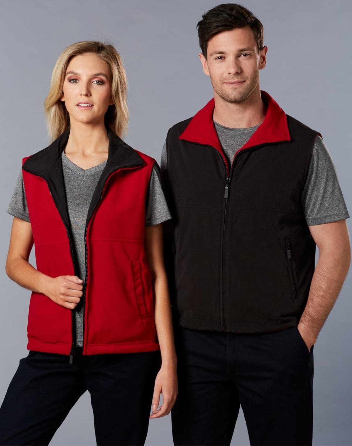 Unisex Reversible Branded Vests