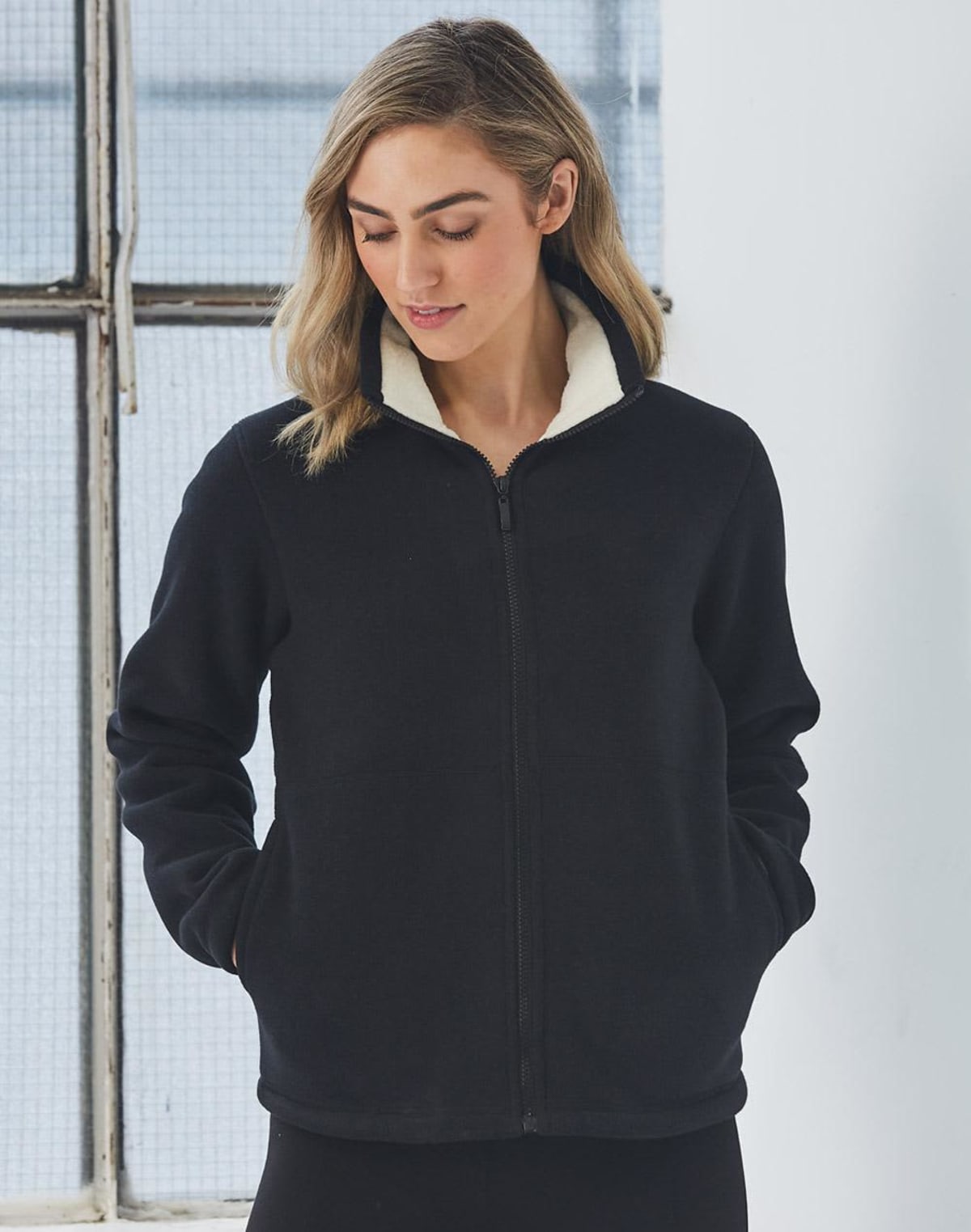 Ladies Polar Fleece Contrast Branded Jackets