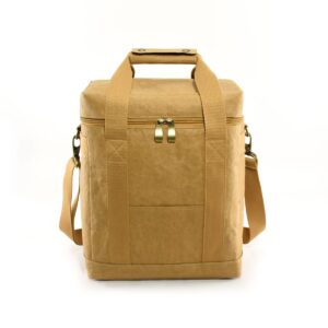 Burkeley Kraft Paper Lunch Cooler Bags - rush