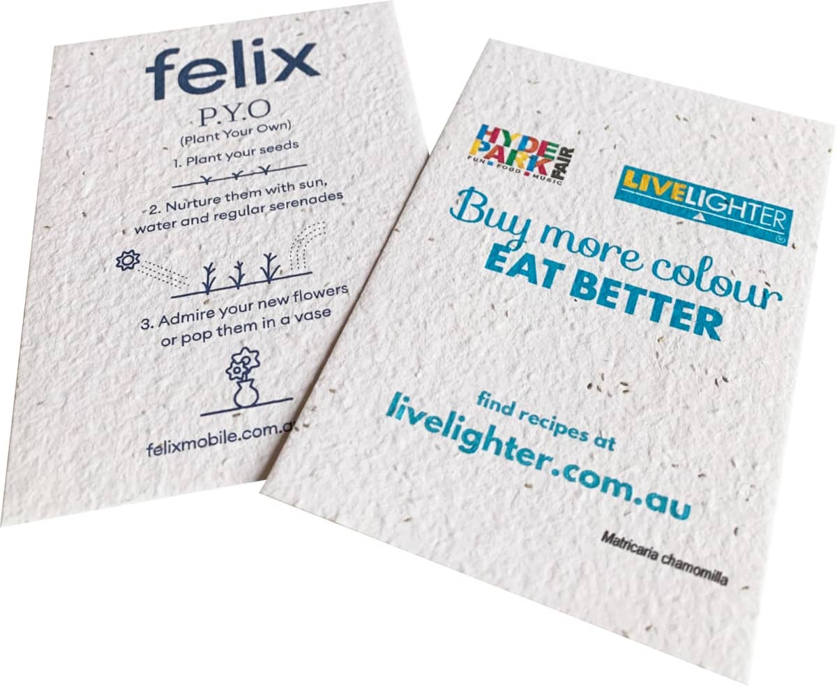Eco Seed Paper Card