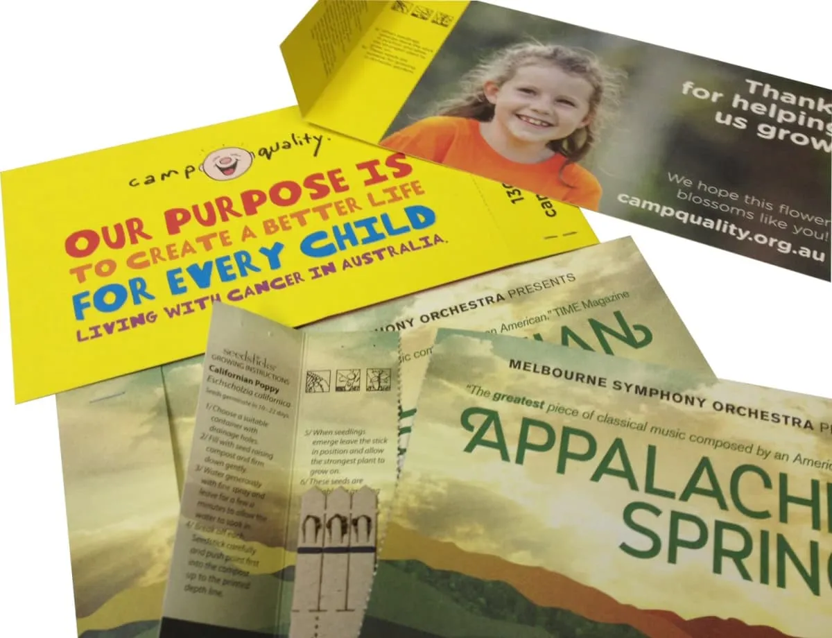 Post Card Seedsticks