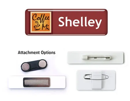 Classic Name Badge 76X25Mm