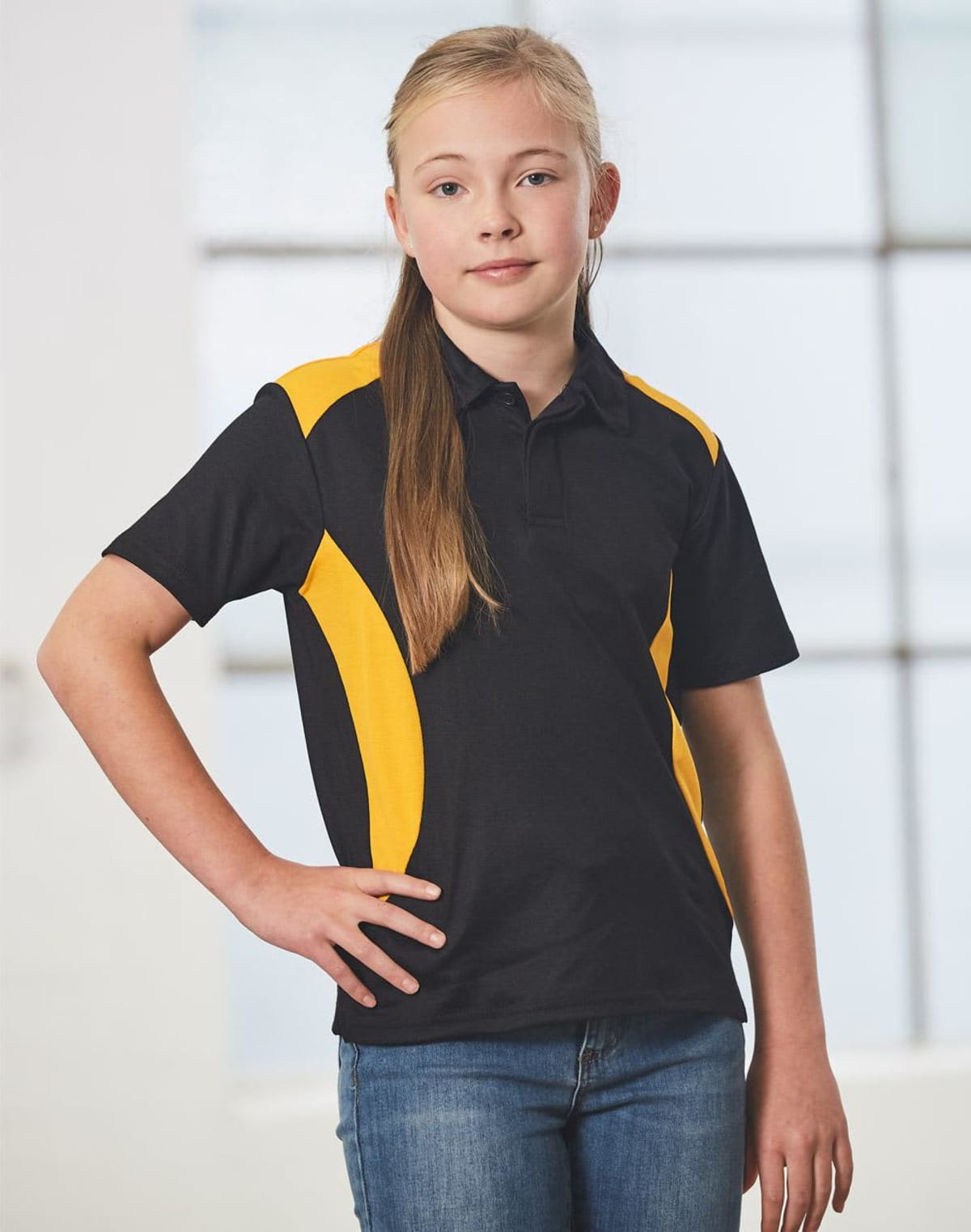 Children’s TrueDry Contrast Polo Shirts
