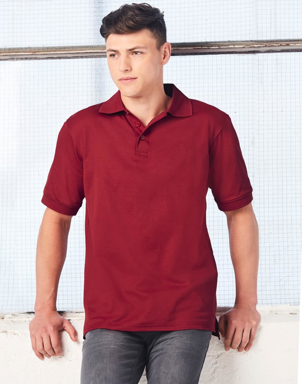 Mens Truedry Custom Printed Polo Short Sleeve