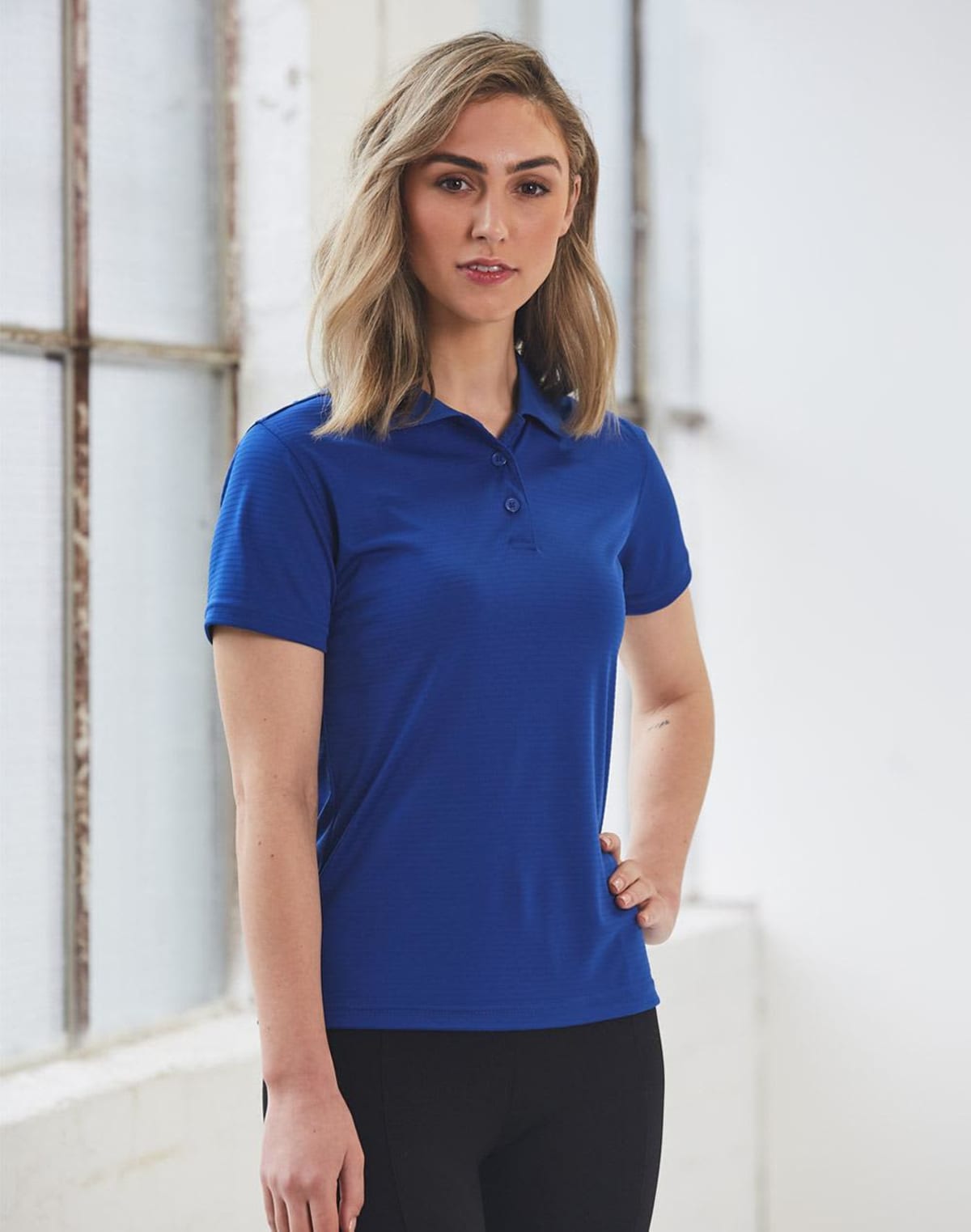 Lads Cooldry Textured Polos