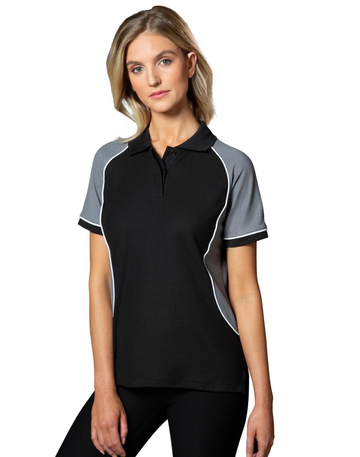 Lads Truedry Tri-Colour Pique Polos