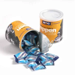 Mentos In A Corporate Branded Can