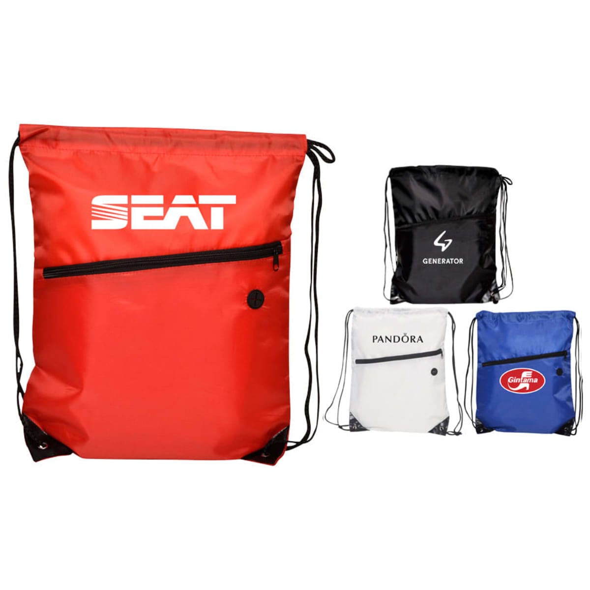 Nylon Tech Travel Drawstring Bags