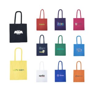 Recycled Colourful Cotton Tote Bags - rush