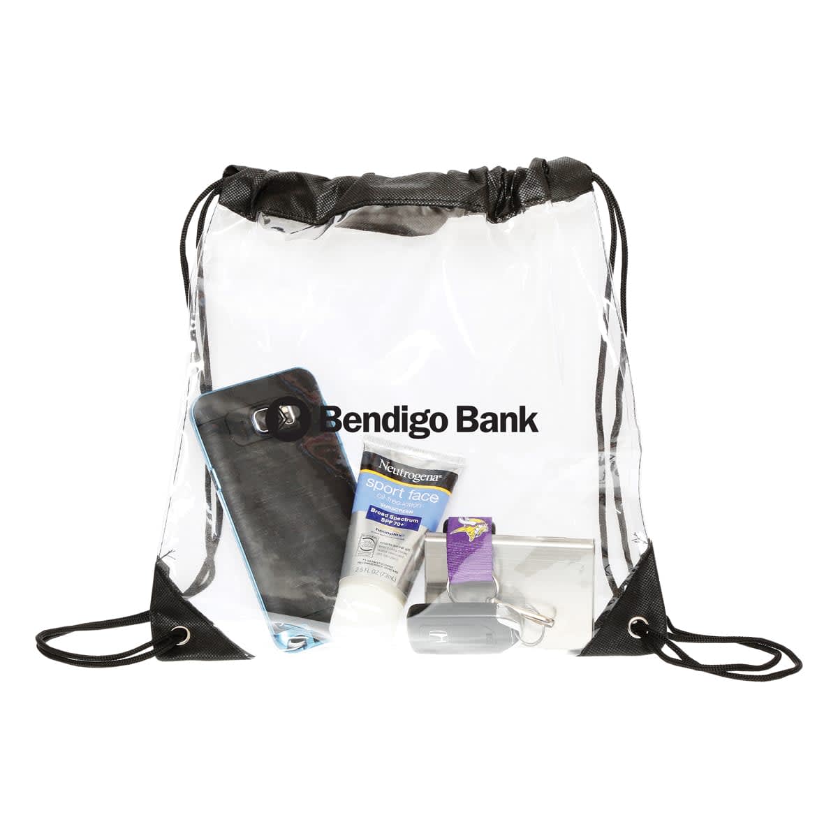 Transparent PVC Backpacks With Branding - rush