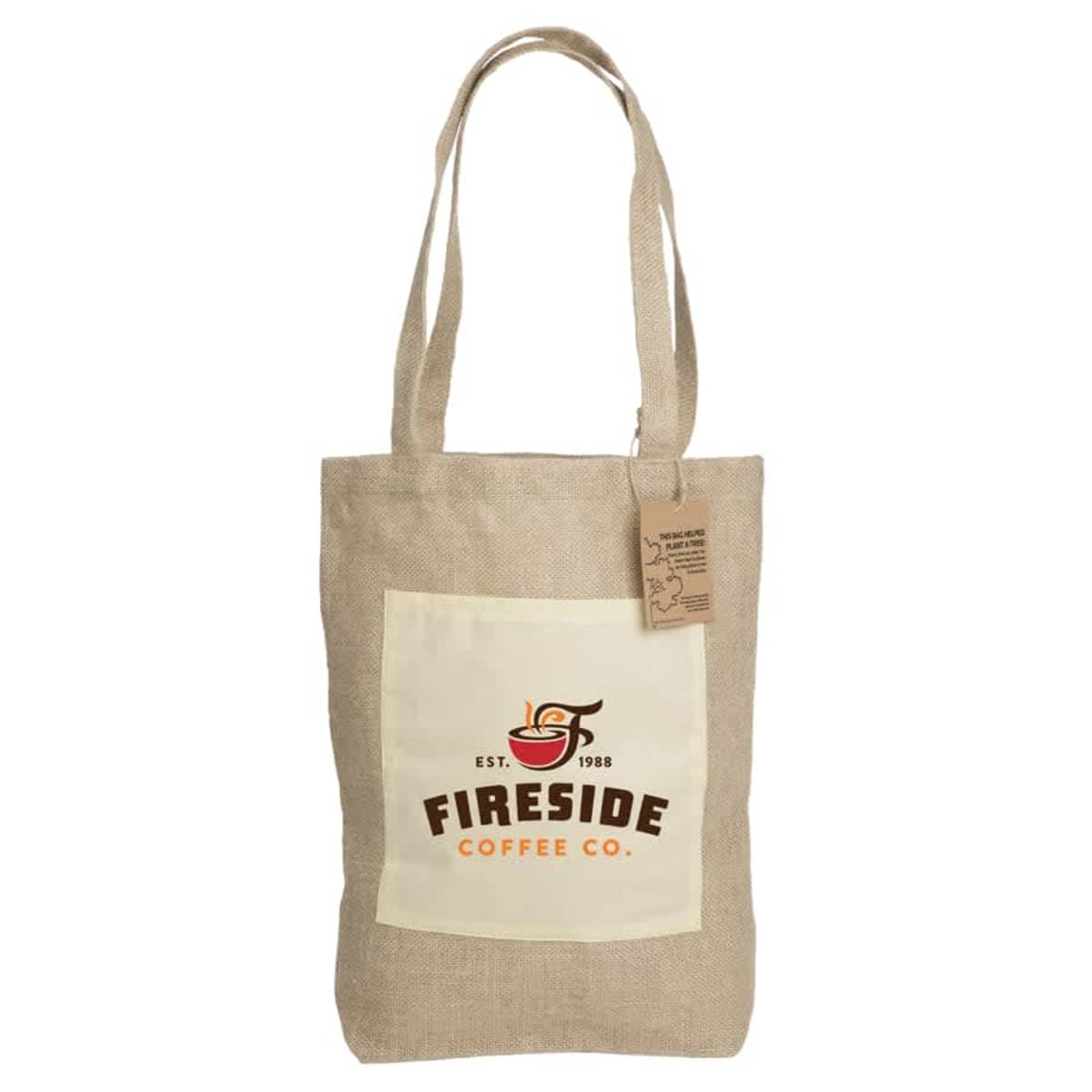 Slim Gusset Jute Bags - rush