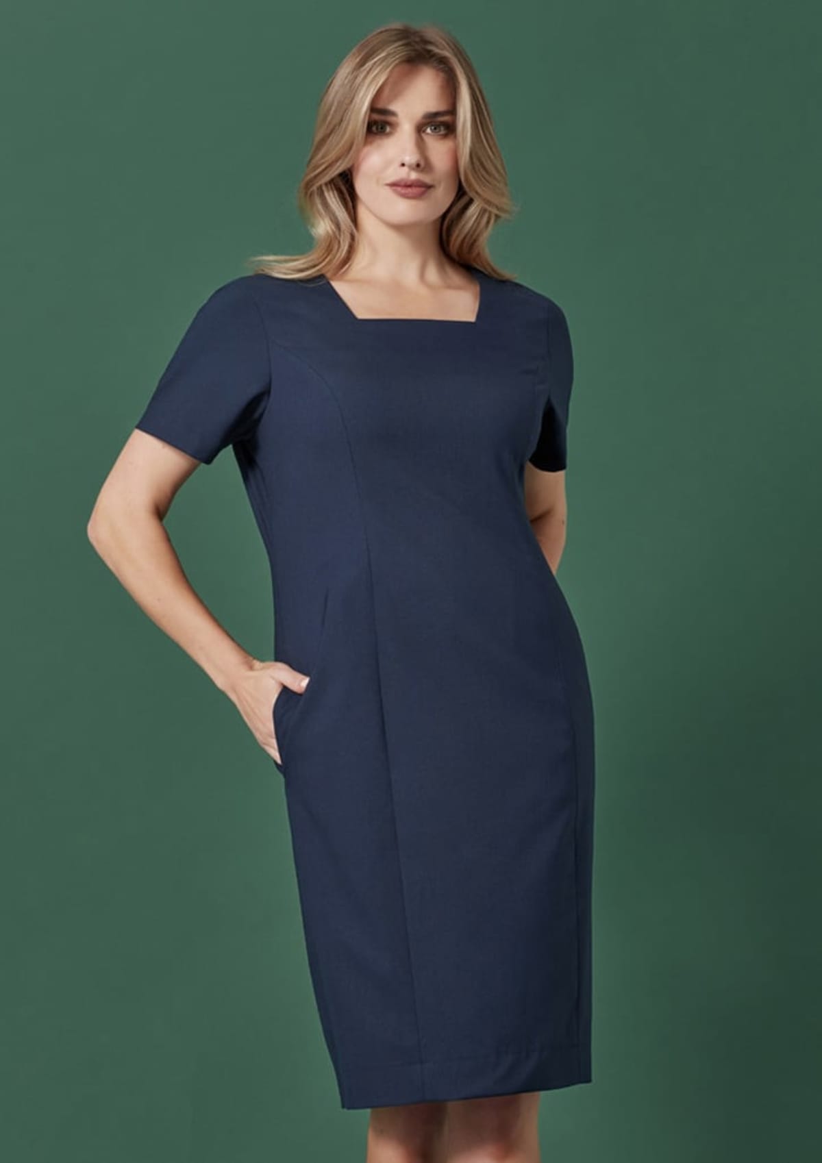 Women's Essence Short Sleeve Midi Dress