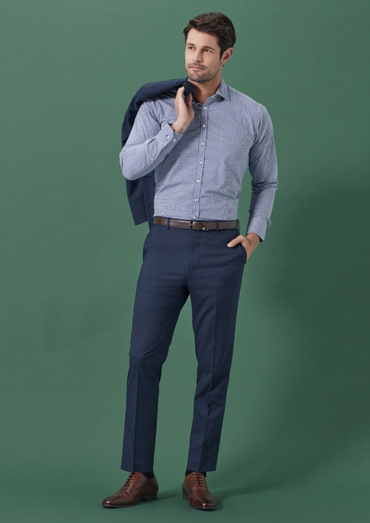 Mens Elevate Tailored Slim Fit Pants