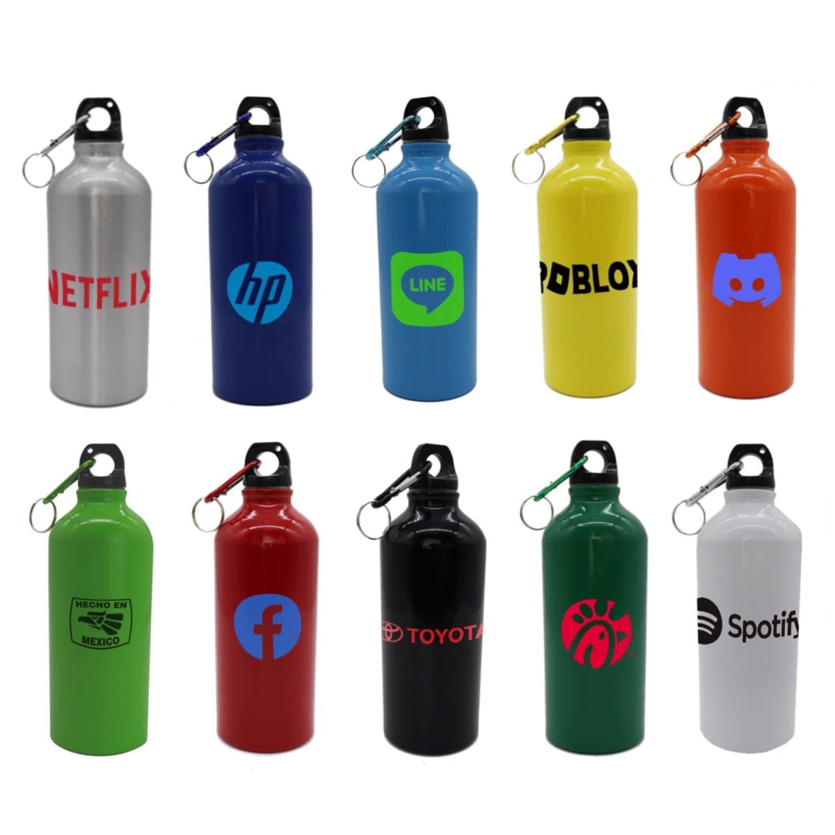 HydratePro 600ml Aluminum Bottles - rush