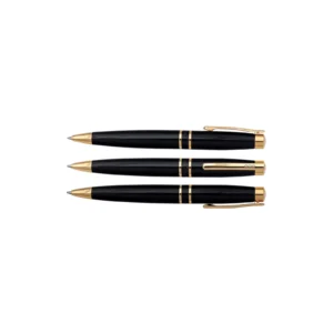Scripto Tribute Black Gold Ball Pens