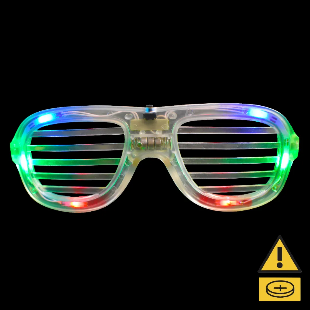 See-Through Flashing Shutter Shades