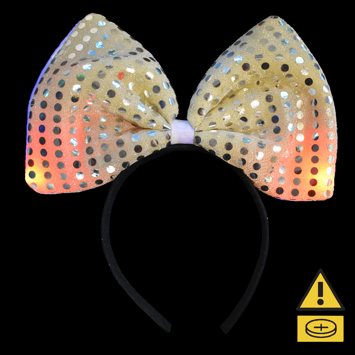 Light Up Sequin Headbands