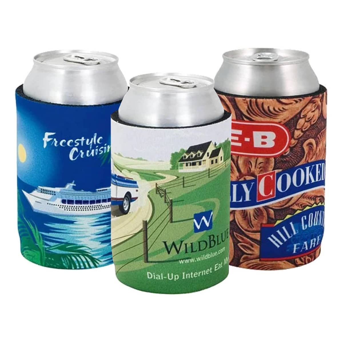 Elite Classic Foam Stubby Coolers – Full Colour