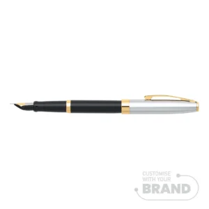 Sheaffer Sagaris Black Chrome Fountain Pens