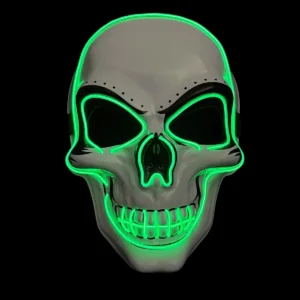 Light Up Glow Skull Masks