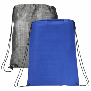 Rossen Crossweave Heat Sealed Drawstring Bags