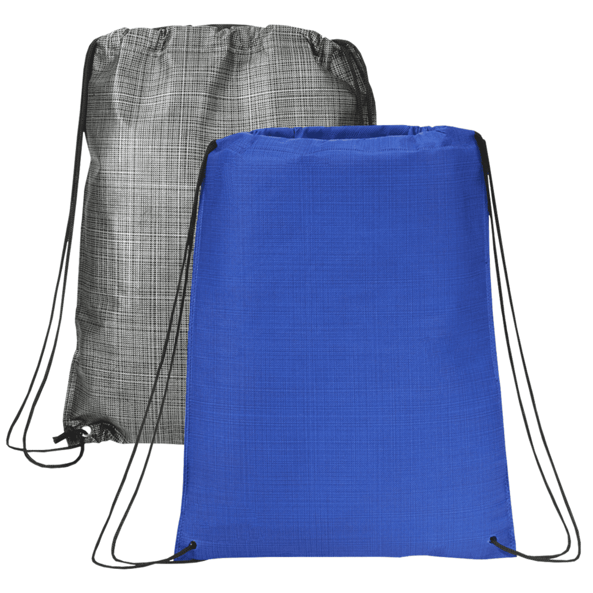 Rossen Crossweave Heat Sealed Drawstring Bags
