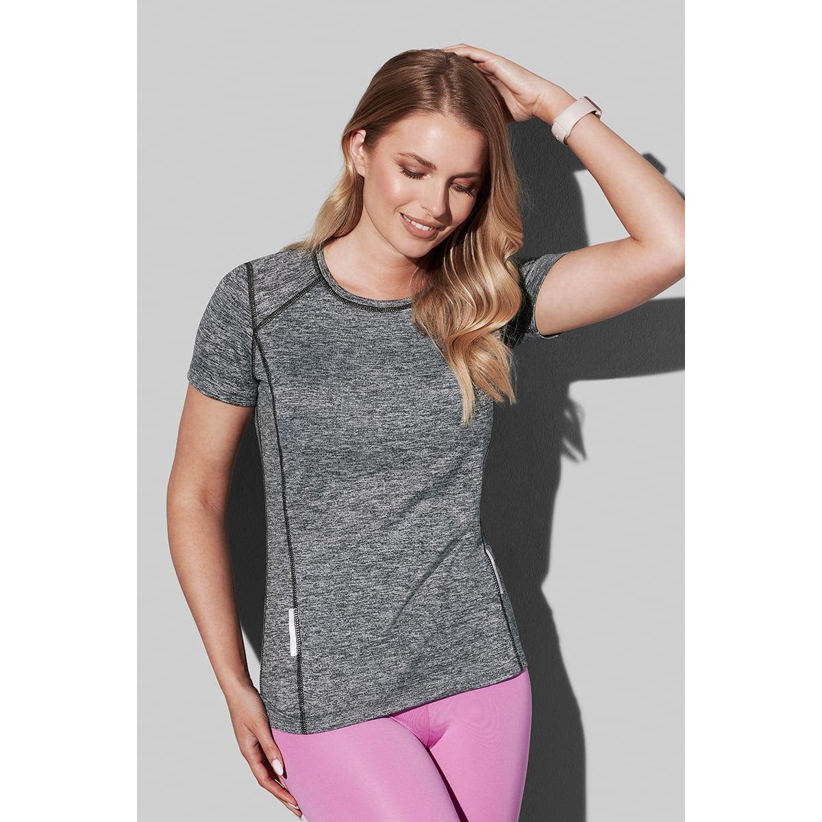 Womens Eco Sports Shirts W Reflecting Tapes