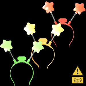 Star Headband With Flashing Led
