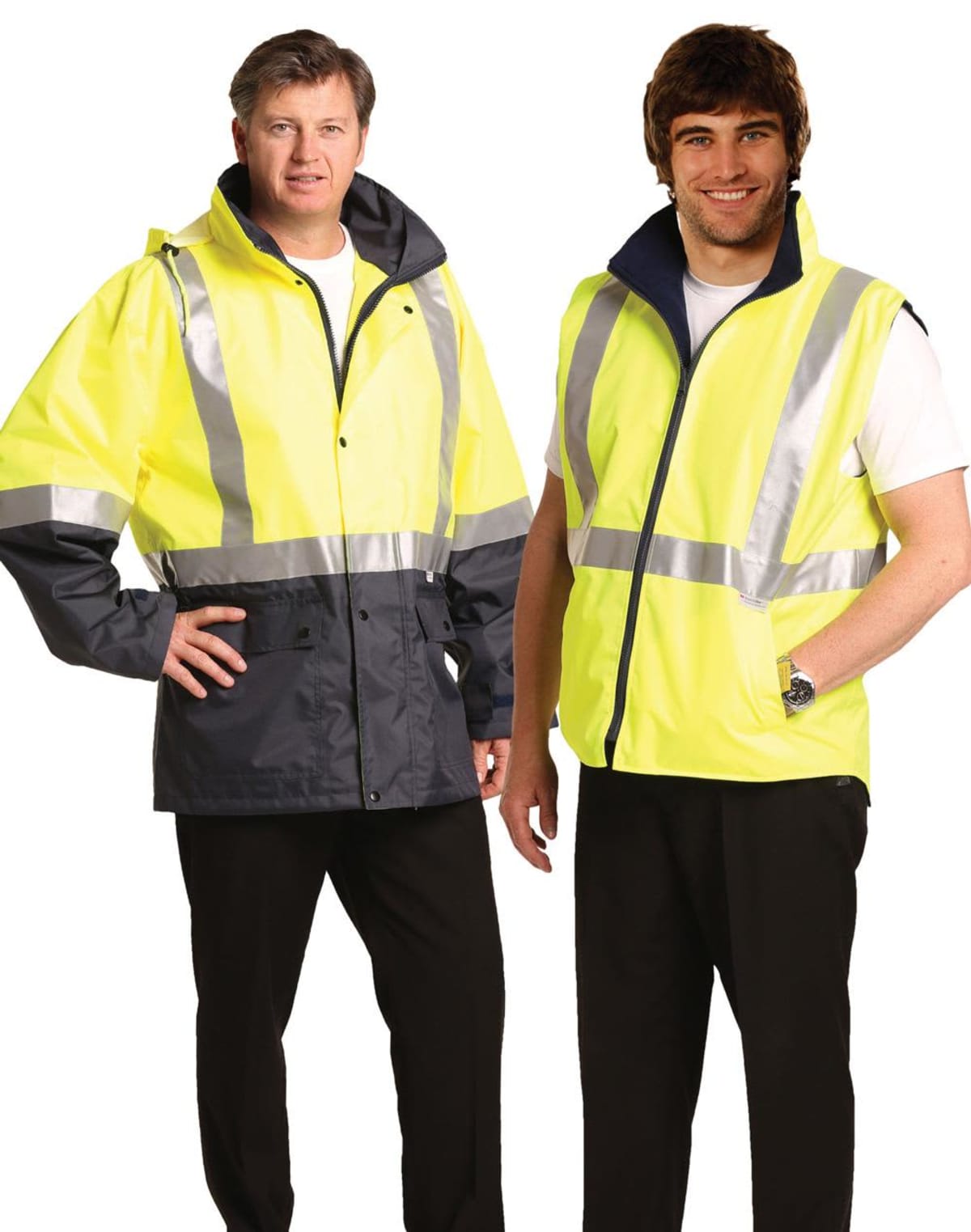 Hi-Vis 3 In 1 Jacket With Tapes