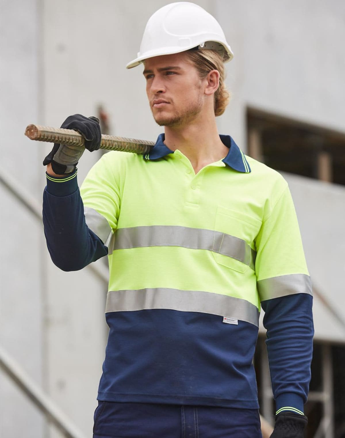 Men's Truedry Safety Long Sleeve With Tape