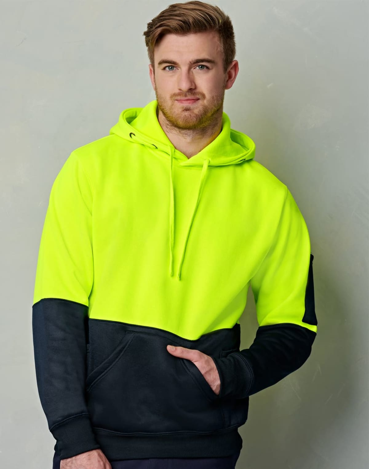 Hi-Vis Two Colour Pocket Hoodies