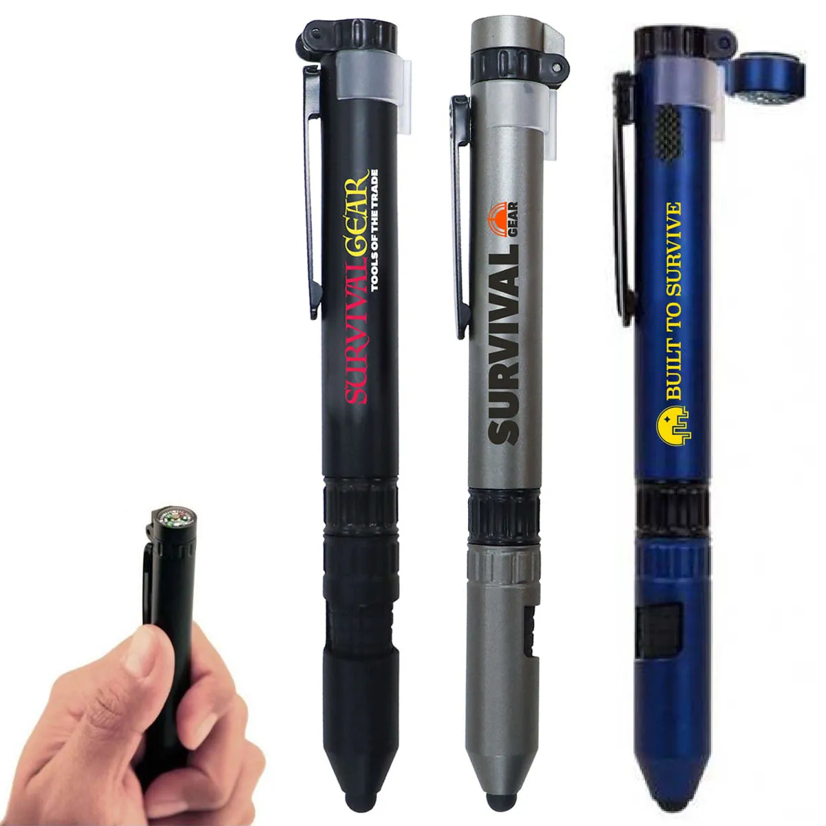 Degas Survival Stylus With Flashlights