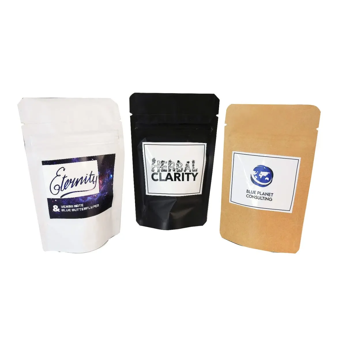 Small Loose Leaf Tea Stand-Up Pouches