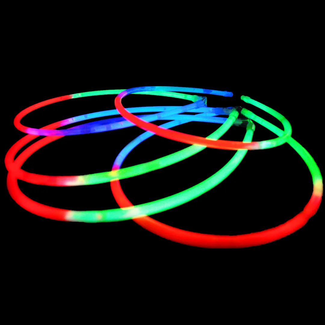 Tri-Colour Glow Necklace X 50