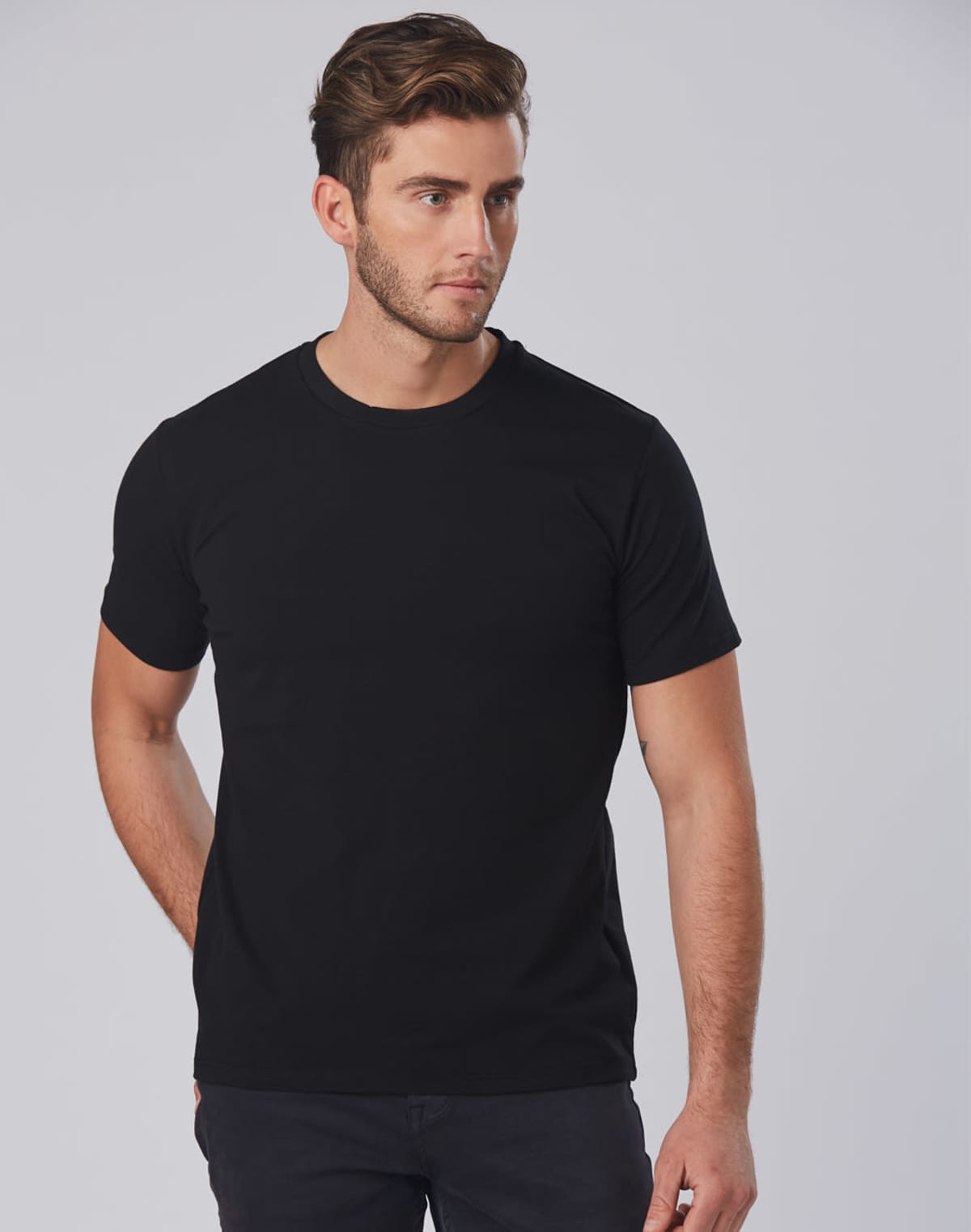 Mens Stretch Fit Personalized T Shirts