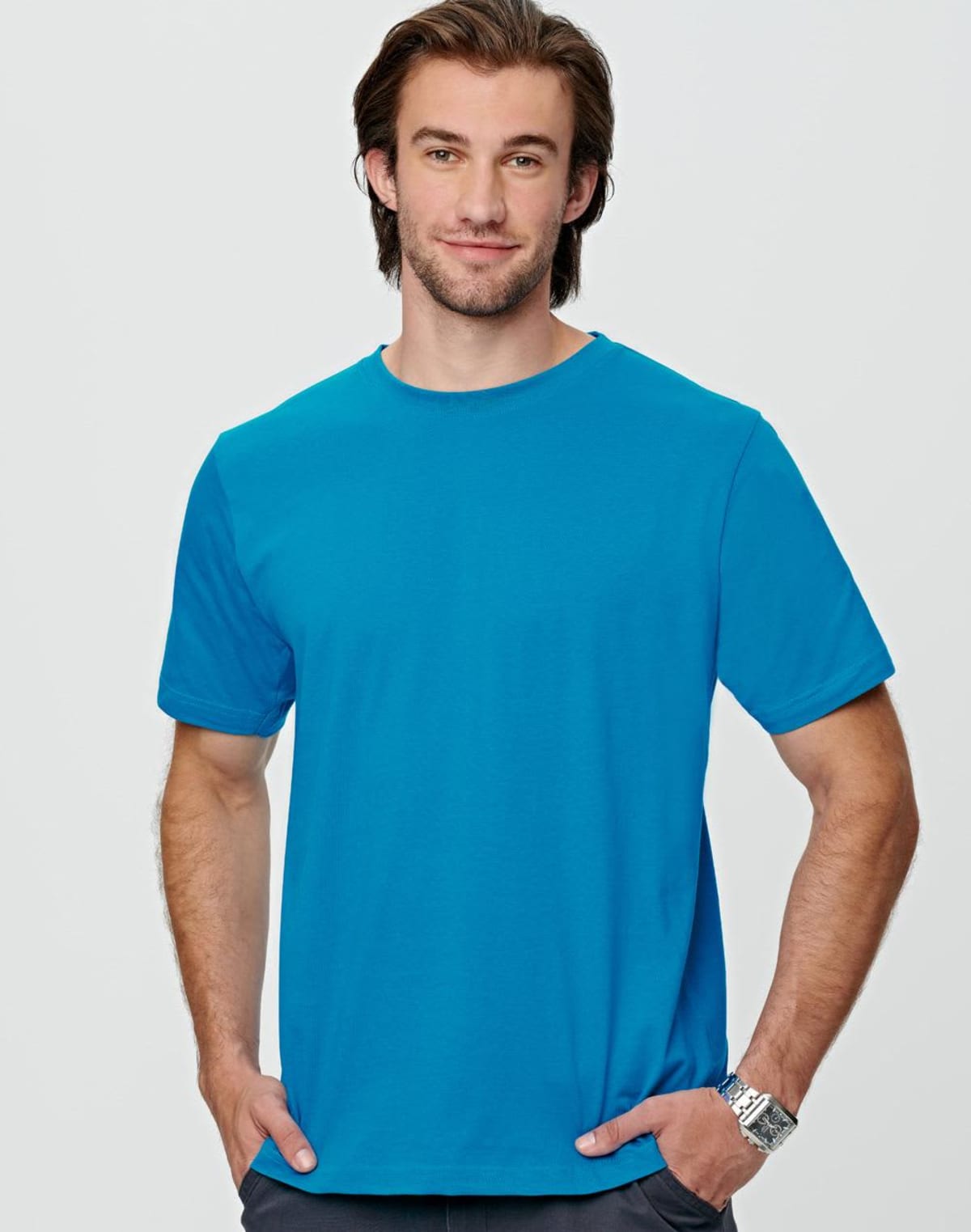 Men's Cotton Semi Fitted Tees