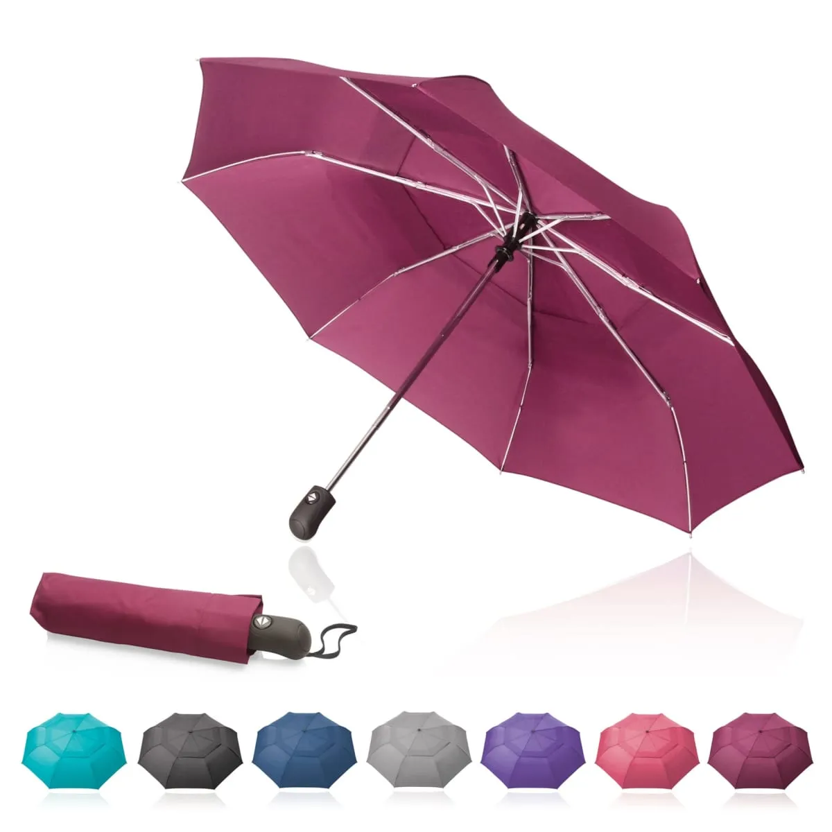 54Cm Folding Shelta Wind-Vented Umbrellas