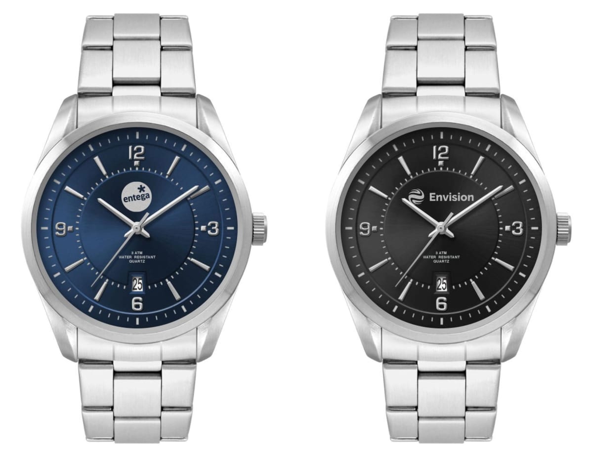 Binx Men Casual Dress Watch, Stainless Steel Strap