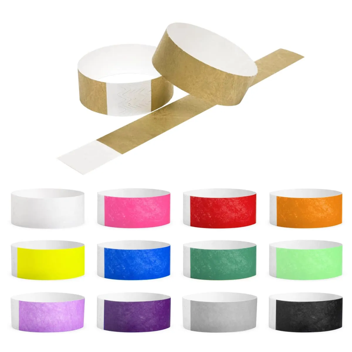 Secure Tyvek Wristbands – 25mm Adult Size - rush