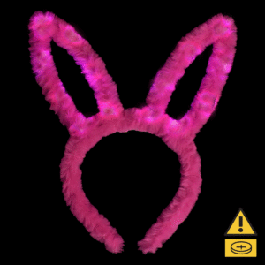 Light Up Fluffy Bunny Headbands