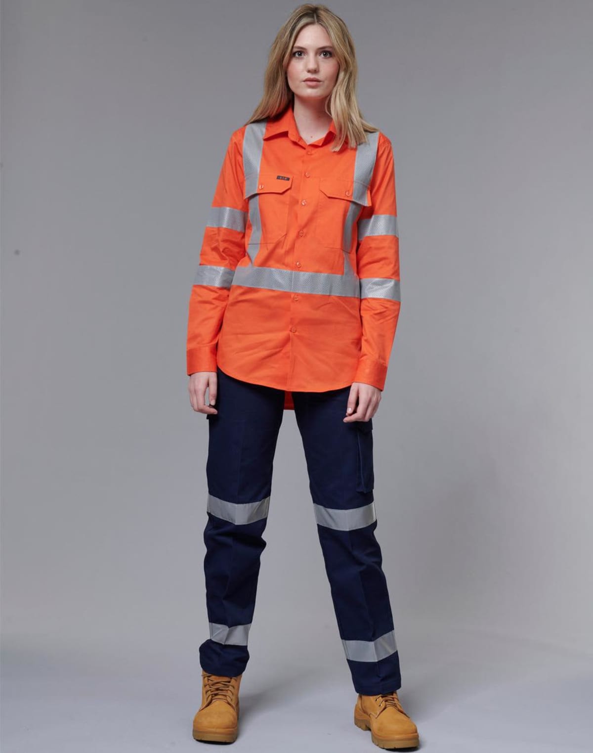 Ladies Heavy Cotton Drill Pants with 3M Tape