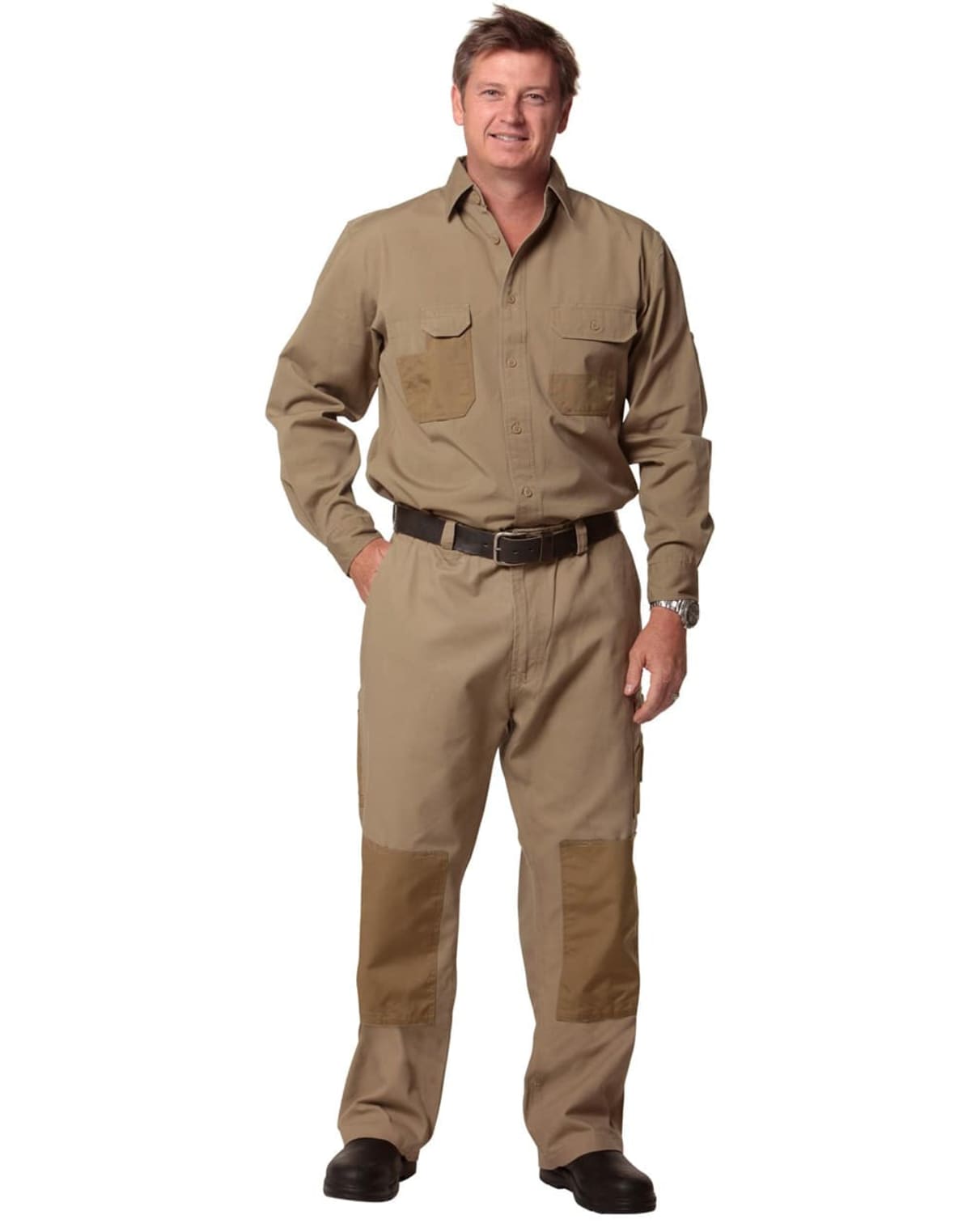 Duck Weave Cordura Long Sleeve Work Shirt
