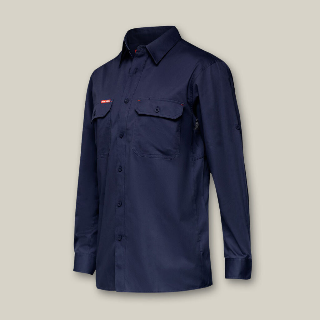 Tough Breeze Long Sleeve Vented Cotton Shirt