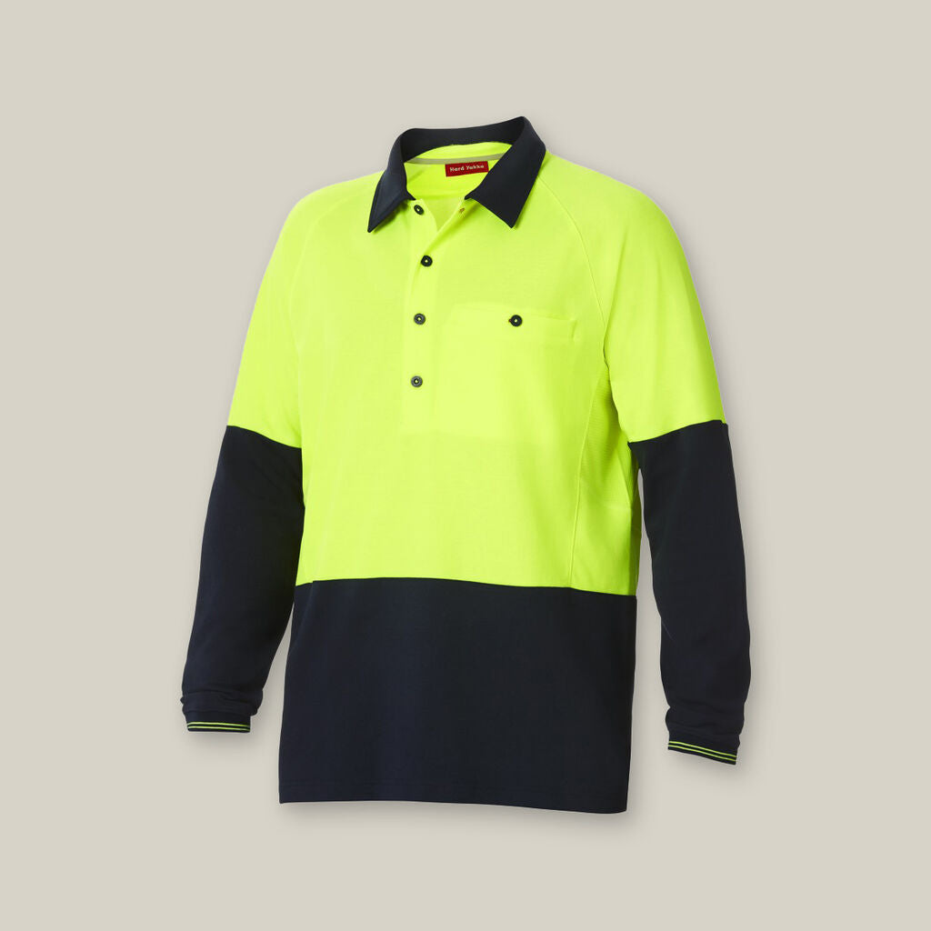 Coolviz Ventilated Long Sleeve Polos