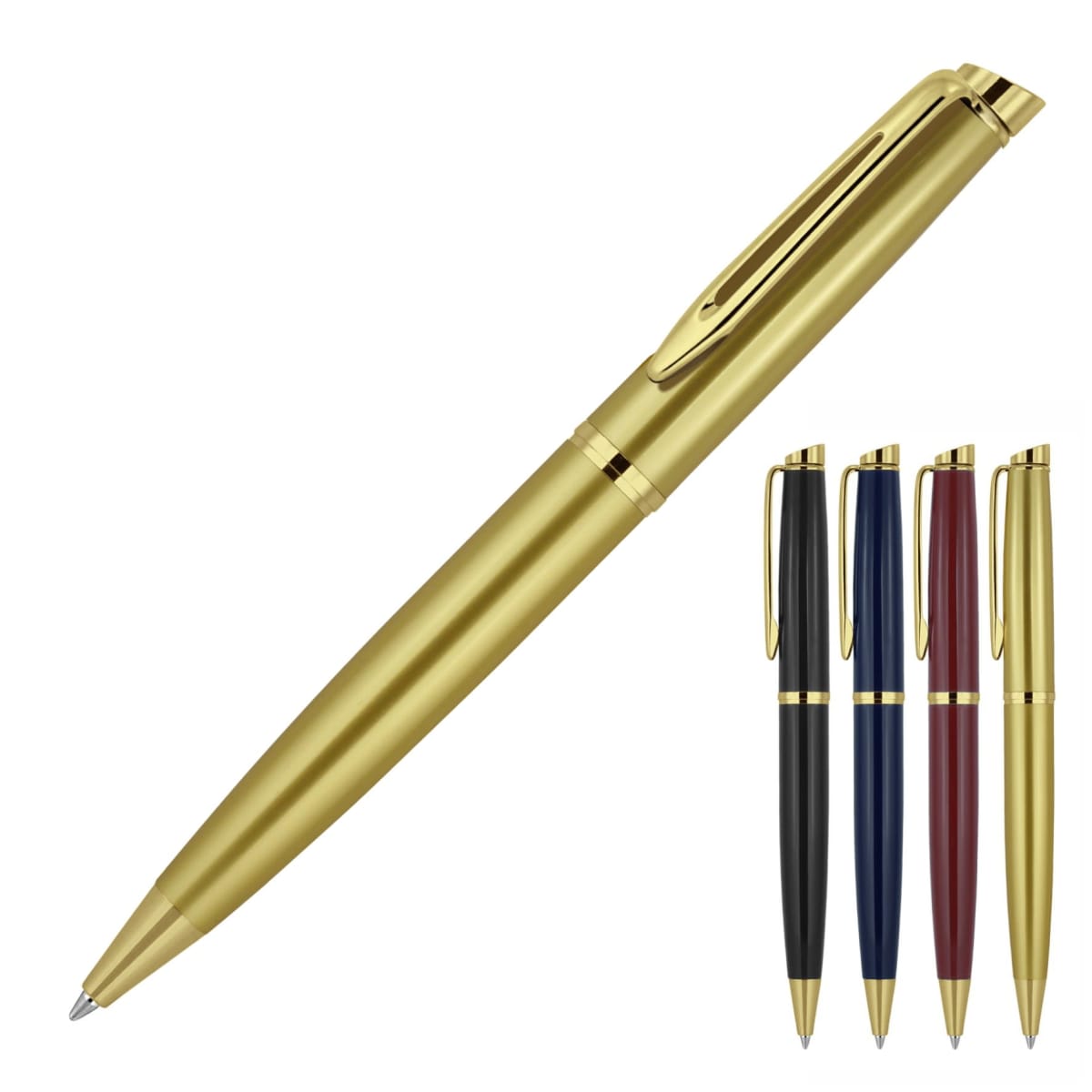 Ballpoint Prestige Gold Trim Hubert Metal Pens